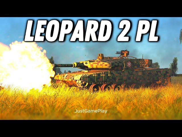 Leopard 2PL Polish Main Battle Tank Gameplay | War Thunder No Commentary #warthunder