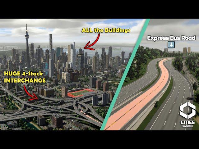 The BIGGEST Interchange I've Ever Built + Major Downtown Upgrades | Cities Skylines 2