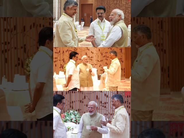 Chandrababu Naidu, Stalin and Narendra Modi In Single Frame  #CBN #stalin #narendramodi #India