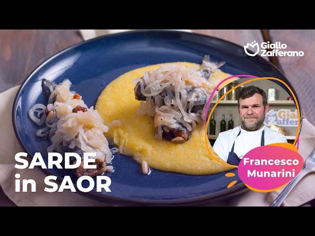 SARDE in SAOR: la RICETTA SUPER SAPORITA dello CHEF FRANCESCO MUNARINI