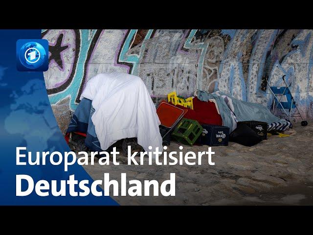 Europarat kritisiert zunehmende soziale Ungleichheit in Deutschland