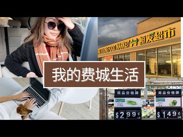 我的费城生活VLOG#4|带大家去逛费城华人超市|恒发超市|美国房产经纪人的一天