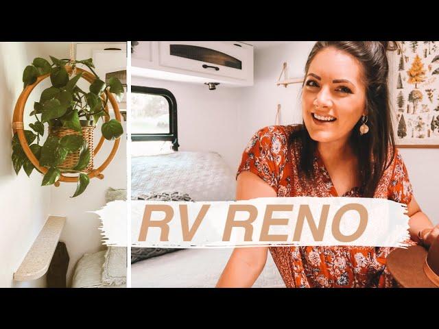 RV RENOVATION ON A BUDGET!! PART 2 | UPDATE TOUR + HOW TO PAINT RV CABINETS!