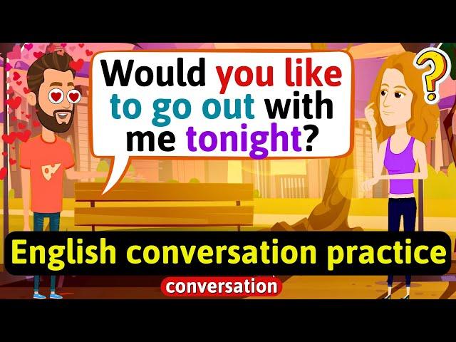 English Conversation Practice (Asking a girl out) Improve English Speaking Skills