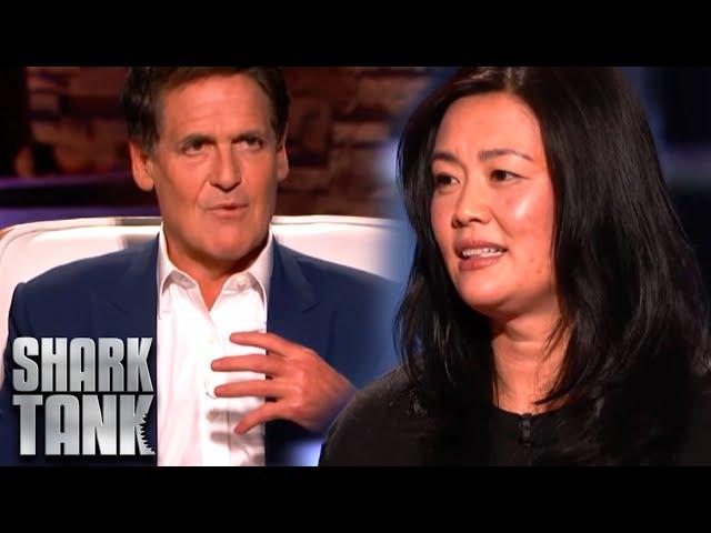 Shark Tank US | Mark Cuban Tries To Pit The Original Stretchlace's Entrepreneurs Against Robert