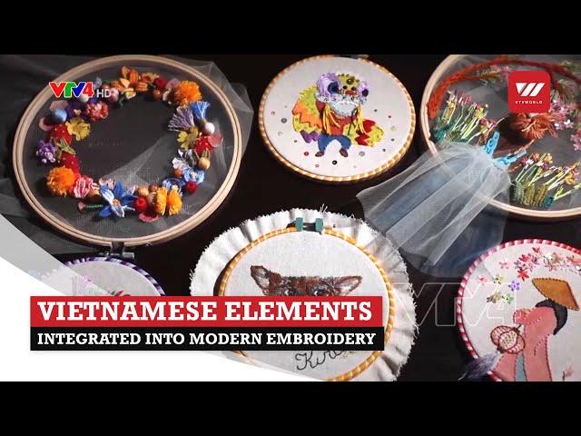 Russian designer integrates Vietnamese elements into modern embroidery | VTV World