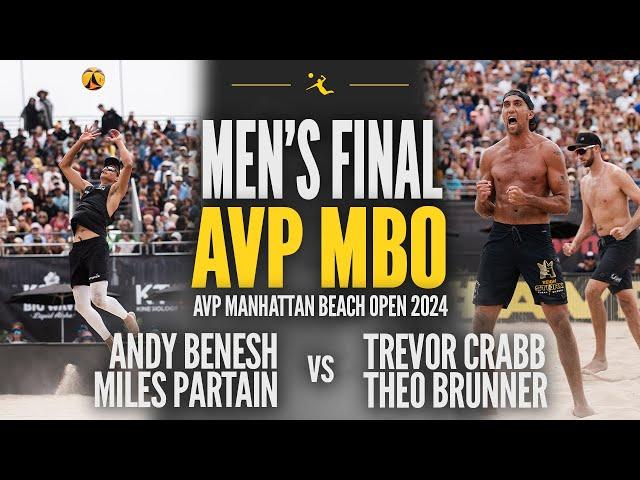 Benesh/Partain vs Tr.Crabb/Brunner | FINALS AVP Manhattan Beach Open 2024