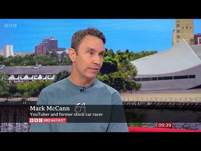 Mark McCann (Multi British And World Champion Racing Cars, YouTuber) On BBC Breakfast [24.08.2024]