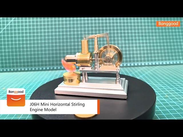 J06H Bee Series Mini Horizontal Stirling Engine Model - Shop on Banggood