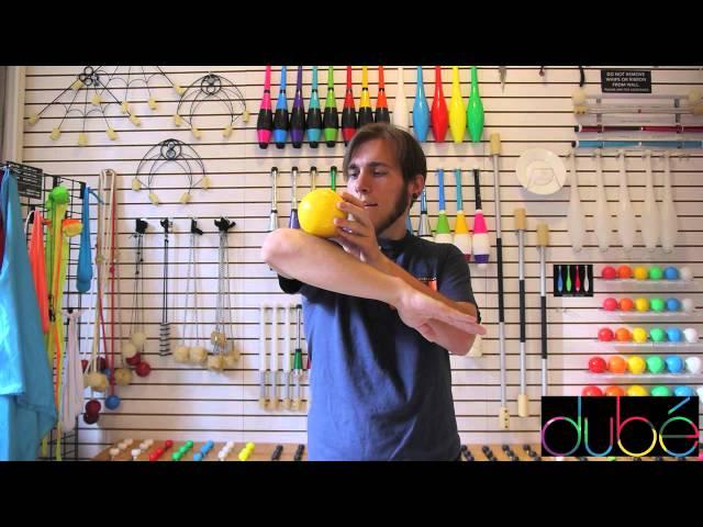 Kyle Johnson teaches contact juggling: The Elbow Stall