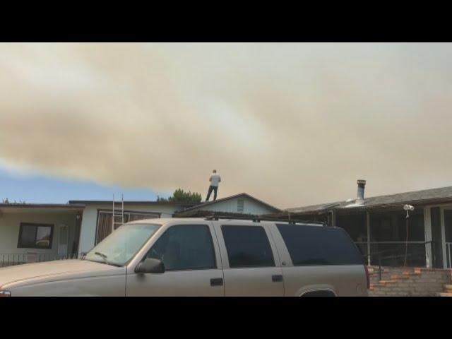 Family from Dewey evacuates due to Goodwin Fire