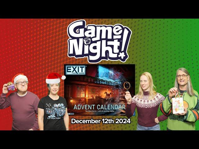 GameNight! 24 Days of Christmas Day 12 - Exit: The Game Advent Calendar The Silent Storm