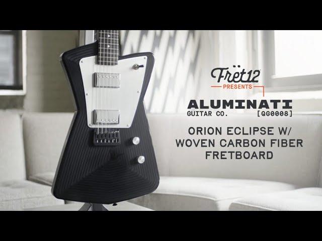 FRET12 Guitar Supply - Aluminati Orion Eclipse - Woven Carbon Fiber Fretboard