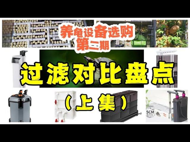 【养龟设备盘点｜过滤篇】乌龟过滤怎么选？4种新手常用过滤对比