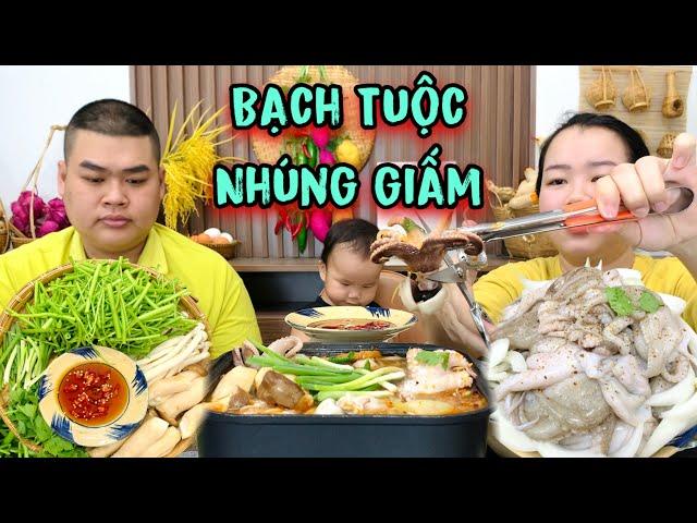 Bạch Tuộc Nhúng Giấm Nóng Hổi Vừa Thổi Vừa Ăn Ngon Nhức N.ách | Thằng Mập Food | Tập 732