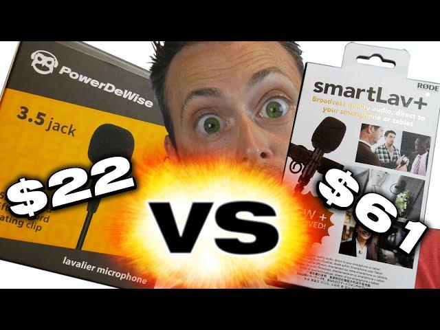 RODE SmartLav+ VS Power De Wise lavalier microphone Comparison and Review. Which mic is the best?