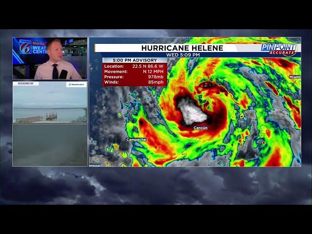 WATCH LIVE: Tracking Helene | 5 p.m. update