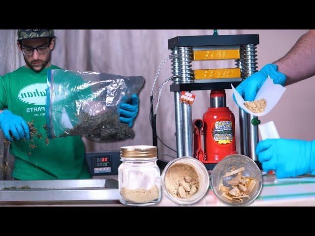 Turning Shaky Trim Into Top Shelf Hash:  How To Make Dry Sift & Hash Rosin