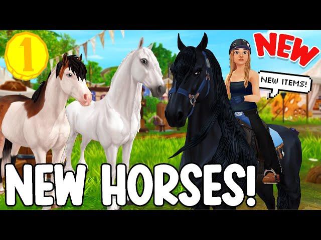 NEW HORSES, BIRTHDAY ITEMS, & MORE!! STAR STABLE UPDATES!!