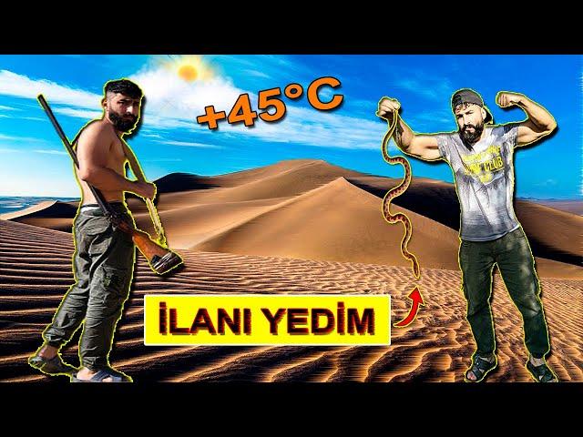 SALYAN ÇÖLLÜYÜNDƏ İLAN YEYƏRƏK YAŞADIM !!! 24 SAAT HƏYATDA QALMAQ