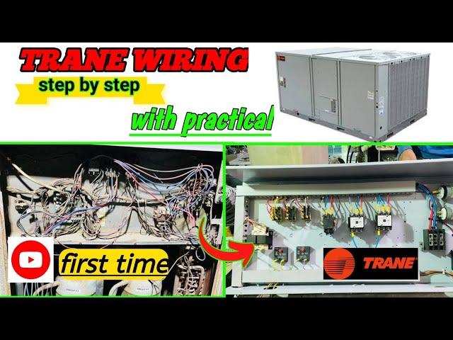 Youtube par pahli baar #TRANE package ac wiring | hvac training videos | हिन्दी اردو 