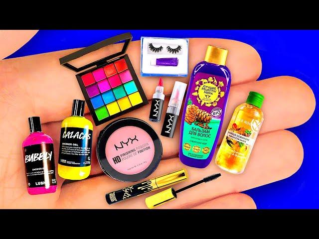 28 DIY SIMPLE MINIATURE COSMETICS FOR BABRIE DOLLHOUSE