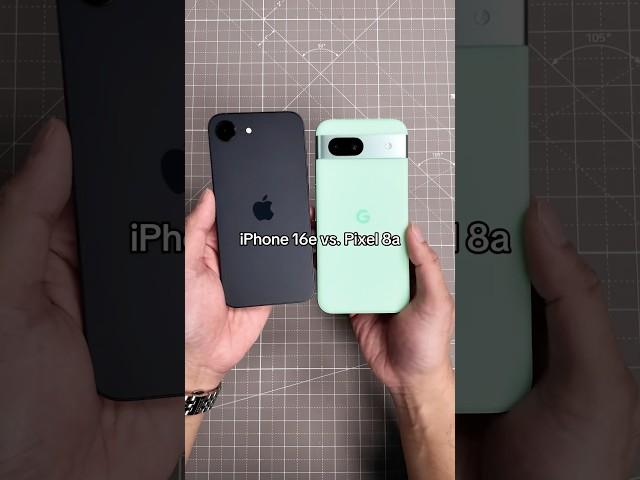 iPhone 16e vs. Pixel 8a - Which Design Wins? #iphone16e #pixel8a
