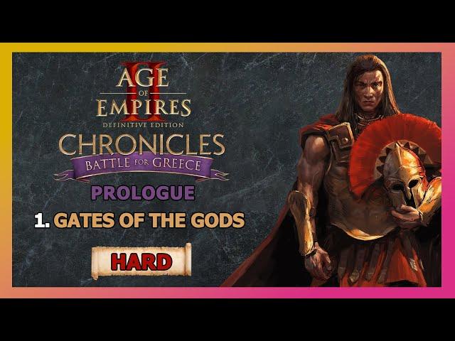 Age of Empires 2: Chronicles Battle for Greece Campaign Walkthrough Part 1 - Gates of the Gods