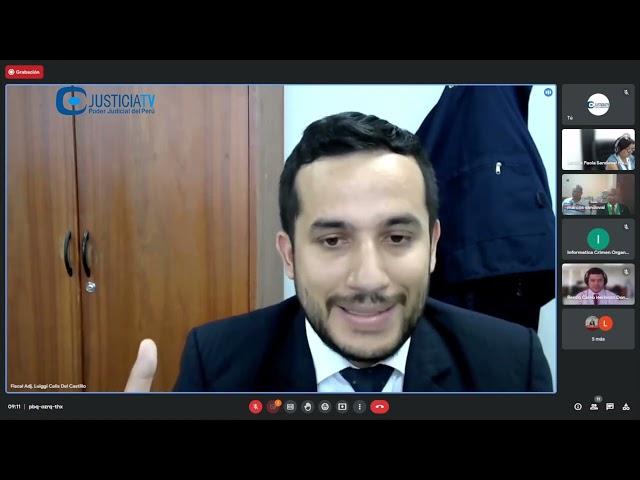 Instalación de juicio oral contra Gerardo Félix Julca Quiñones