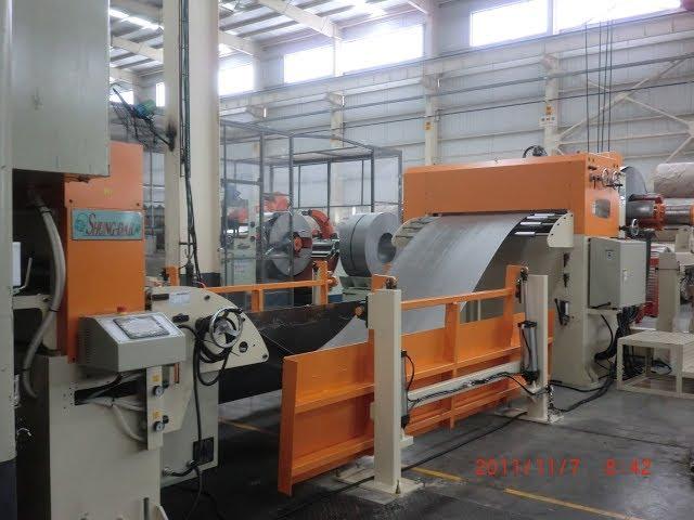 ShungDar Coil stamping feed line: SJKseries with SNF6 Roller feeder 1300