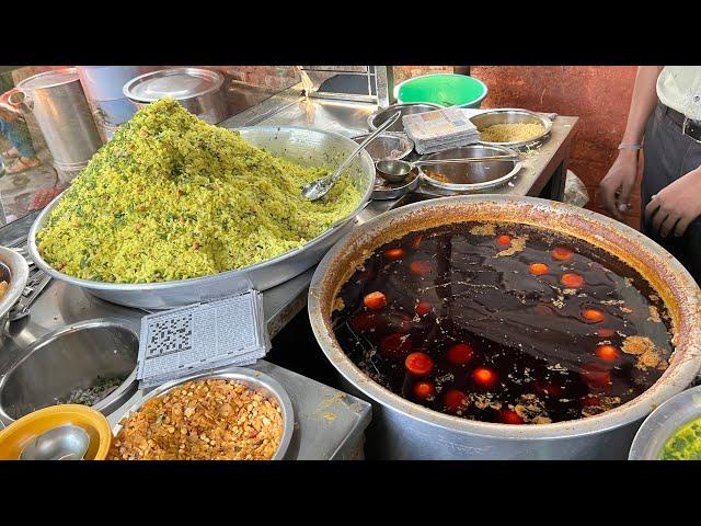 Famous Nandu Pohewala of Nagpur | Full Making of Poha | Nagpur Street Food