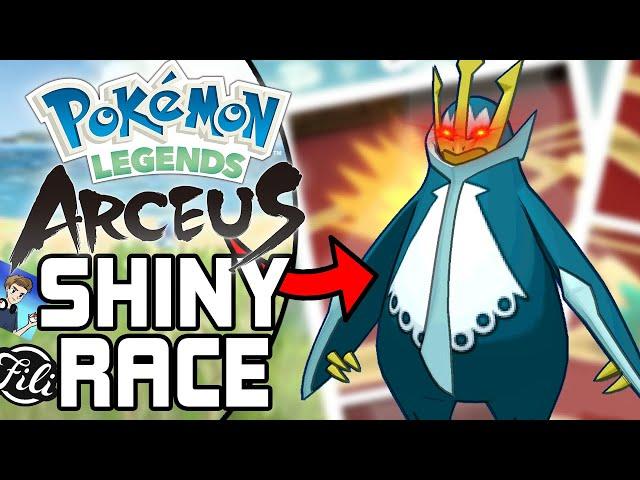 Live ALPHA HUNTING Shiny Race VS @MajorLeeGaming VS Viewers in Pokémon Legends Arceus!