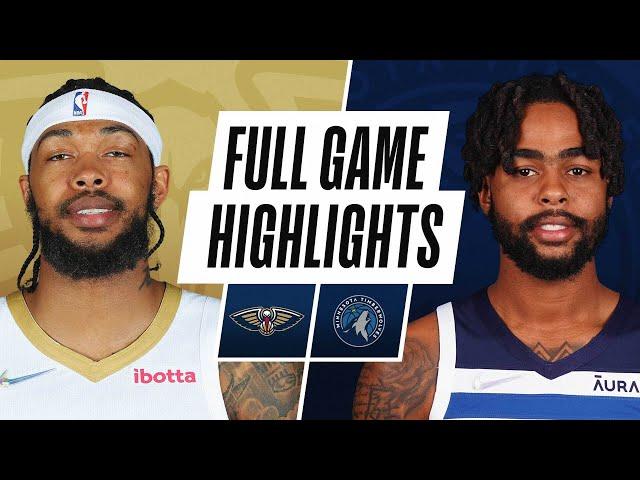 PELICANS at TIMBERWOLVES | NBA PRESEASON FULL GAME HIGHLIGHTS | October 4, 2021