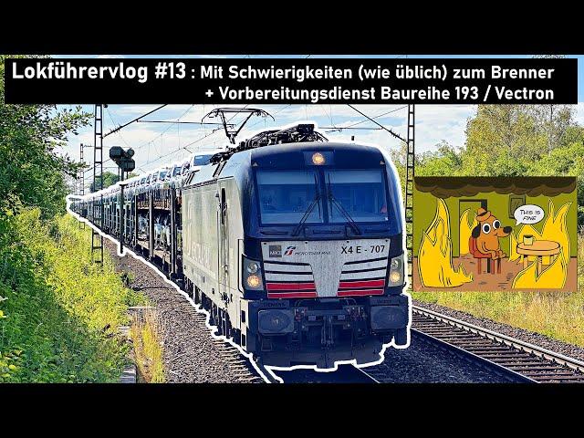 Ein Tag im Leben eines Lokführers #13 - 216 Autos zum Brenner, mit dem üblichen Chaos