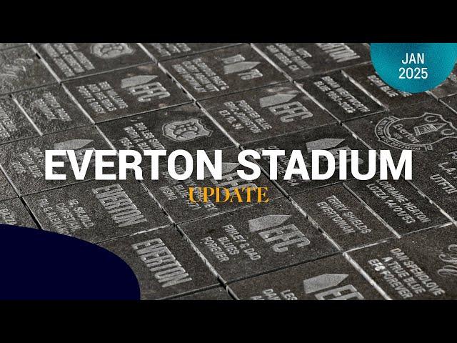 First batch of stones are laid on Everton way | Latest from Everton Stadium