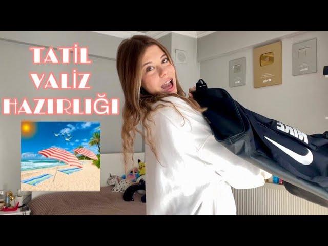 Tatil Valizimi Hazırlıyorum, Hazırlanma Vlog. Valizimde Ne Var ? Tuana Zeybek