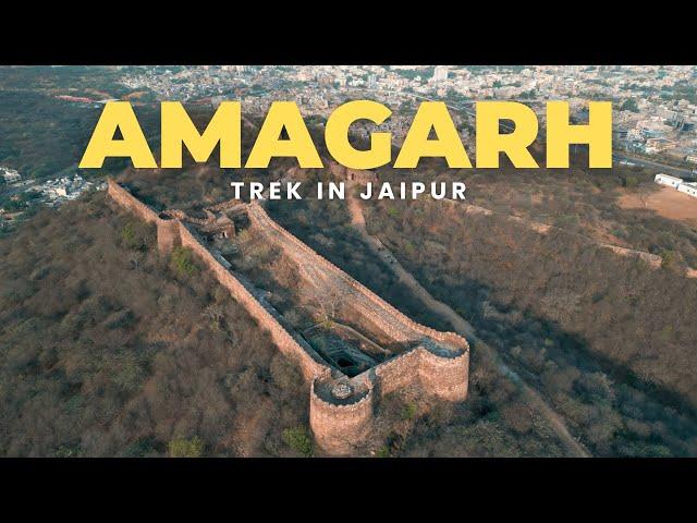 Exploring Amagarh Fort: Ultimate Jaipur Hike Adventure!  Hidden Gem in the Aravalli | Trekking Vlog