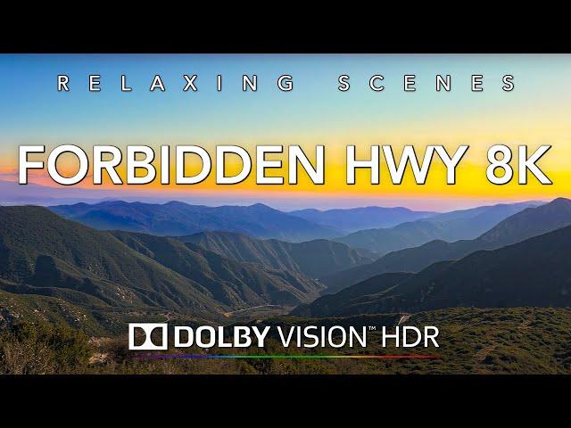 Driving California's Forbidden Highway 8K HDR Dolby Vision