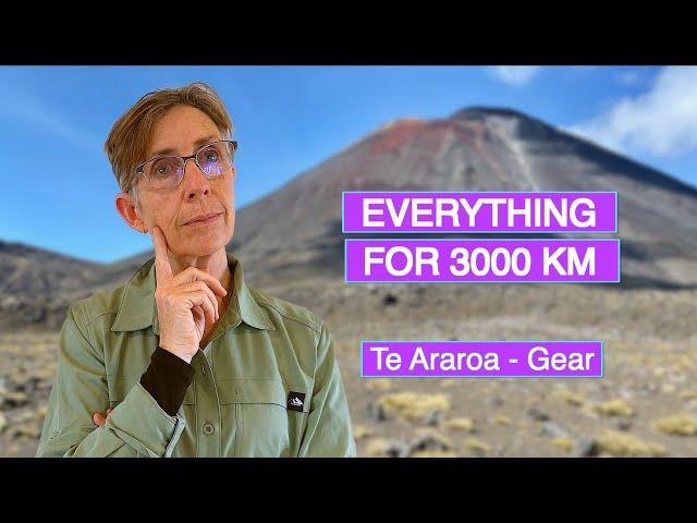 What I'm taking to walk 3000 km across New Zealand - Te Araroa   