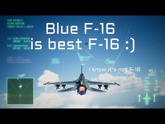 Blue is my favorite color | Ace Combat 7 Multiplayer ft. F-2A w/ MSL