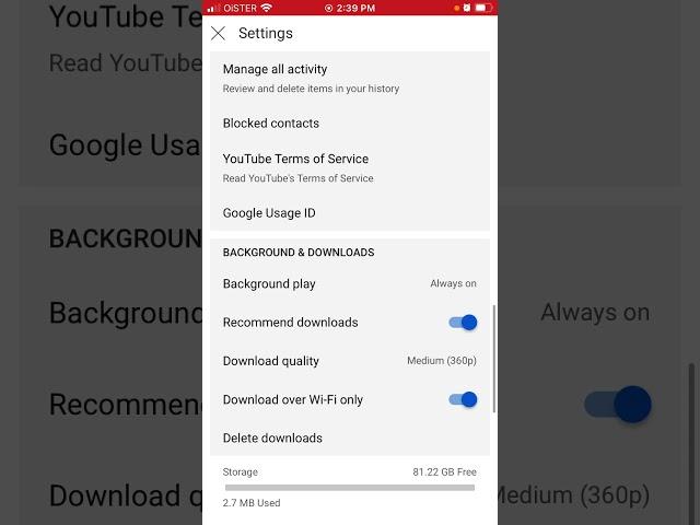 How to delete downloads in YouTube Premium?