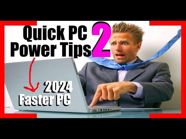 Quick PC TIPS Ep2: make your PC FASTER 2024