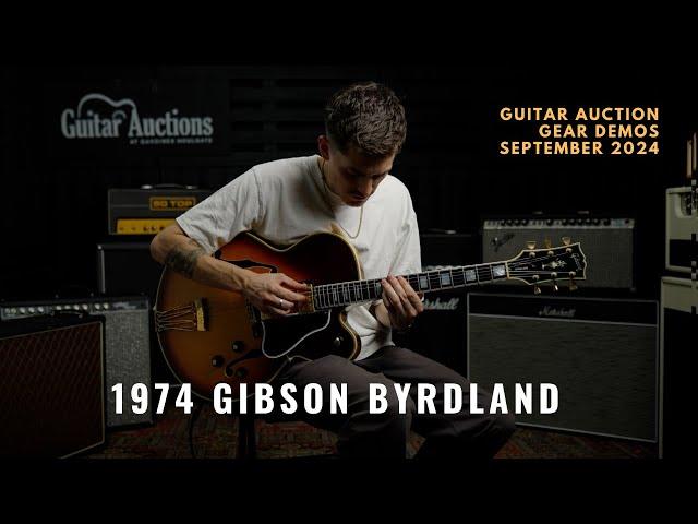 1974 Gibson Byrdland guitar | September 2024 Gear Demo | Guitar Auctions at GH