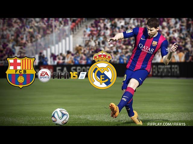 Real Madrid VS FC Barcelona (EL CLASICO) - FIFA 15 Gameplay - EA SPORTS