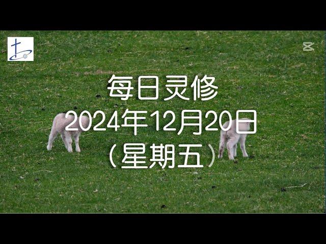 每日灵修2024年12月20日（星期五）路加福音2章28至32节  (English translation in description box)