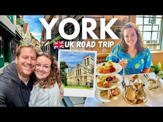 YORK VLOG! ️ Betty's Afternoon Tea, The Shambles, York Minster & History ️ UK Road Trip Vlog 2 