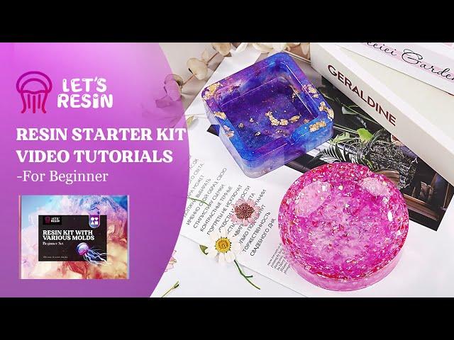 LET'S RESIN Epoxy Resin Kit, Ashtray Resin Crafts/Resin Jewelry Making Kit for Beginners