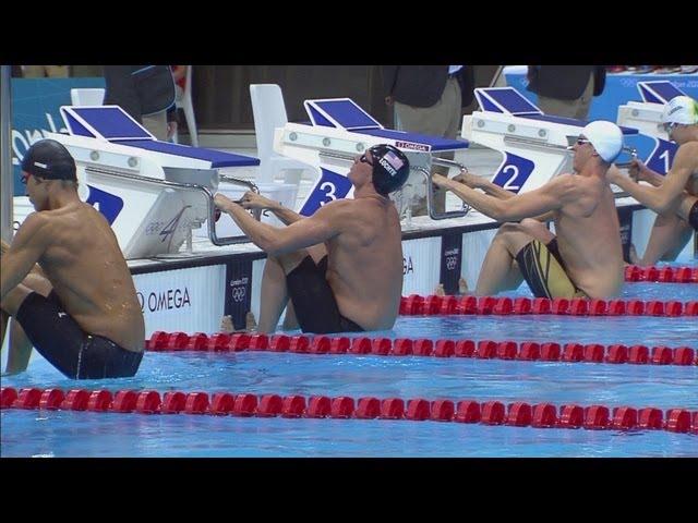 Swimming Men's 100m Backstroke Semifinals Replay - London 2012 Olympic Games