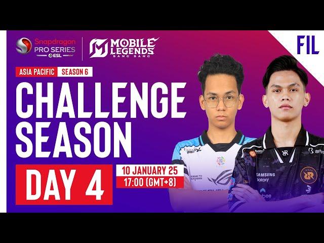  [FIL] AP Mobile Legends: Bang Bang | Snapdragon Mobile Challenge Season | Season 6 | Day 4