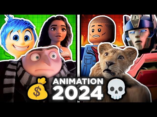 ANIMATION Box Office HITS & FLOPS (2024)